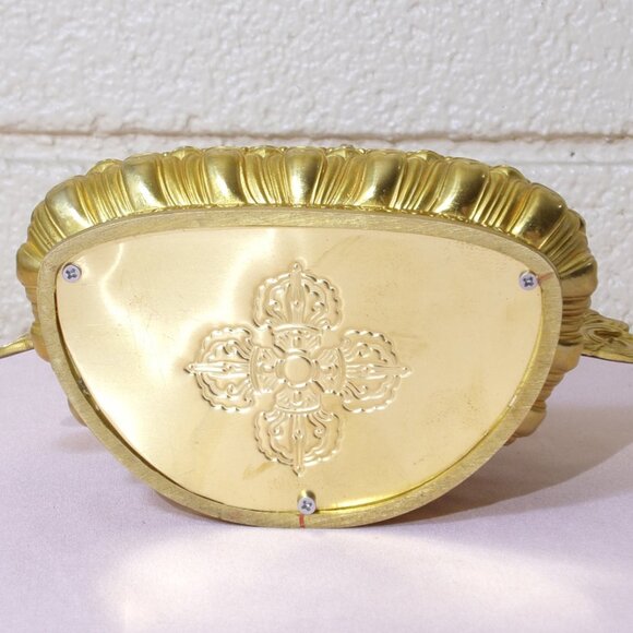 VAIROCANA BUDDHA EXQUISITE 8.5 INCH STATUE-Tibetan-4 Faces-Handmade Copper Metal - Picture 15 of 16